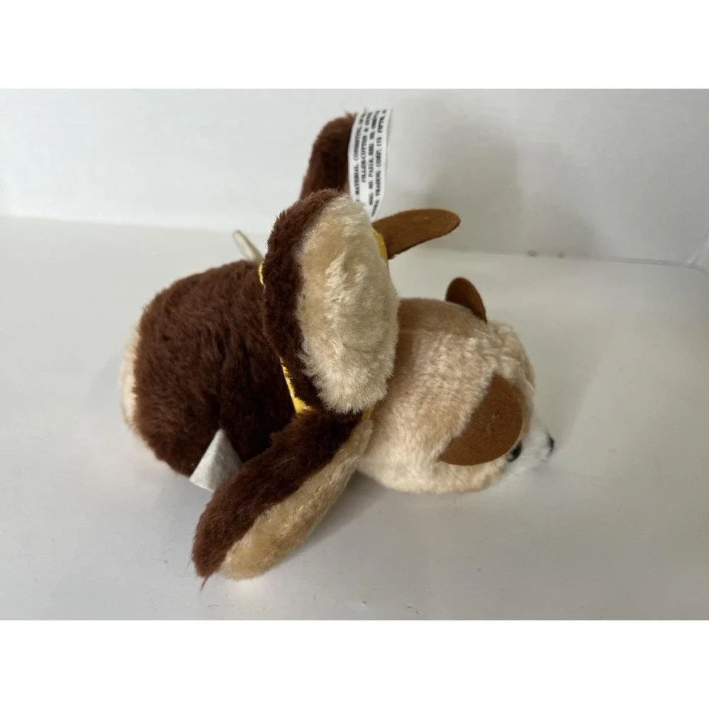 NOS Vtg Flip Flops Reversible Monkey Bear Amtoy 1980 Plush Stuffed Polka Dot